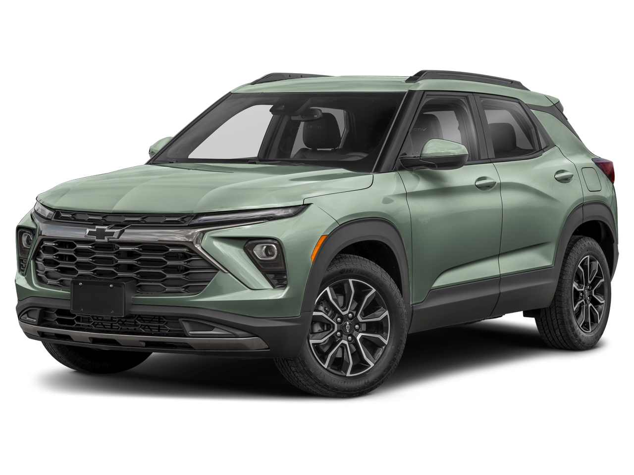 2026 Chevrolet Trailblazer ACTIV in Cacti Green — front three-quarter view