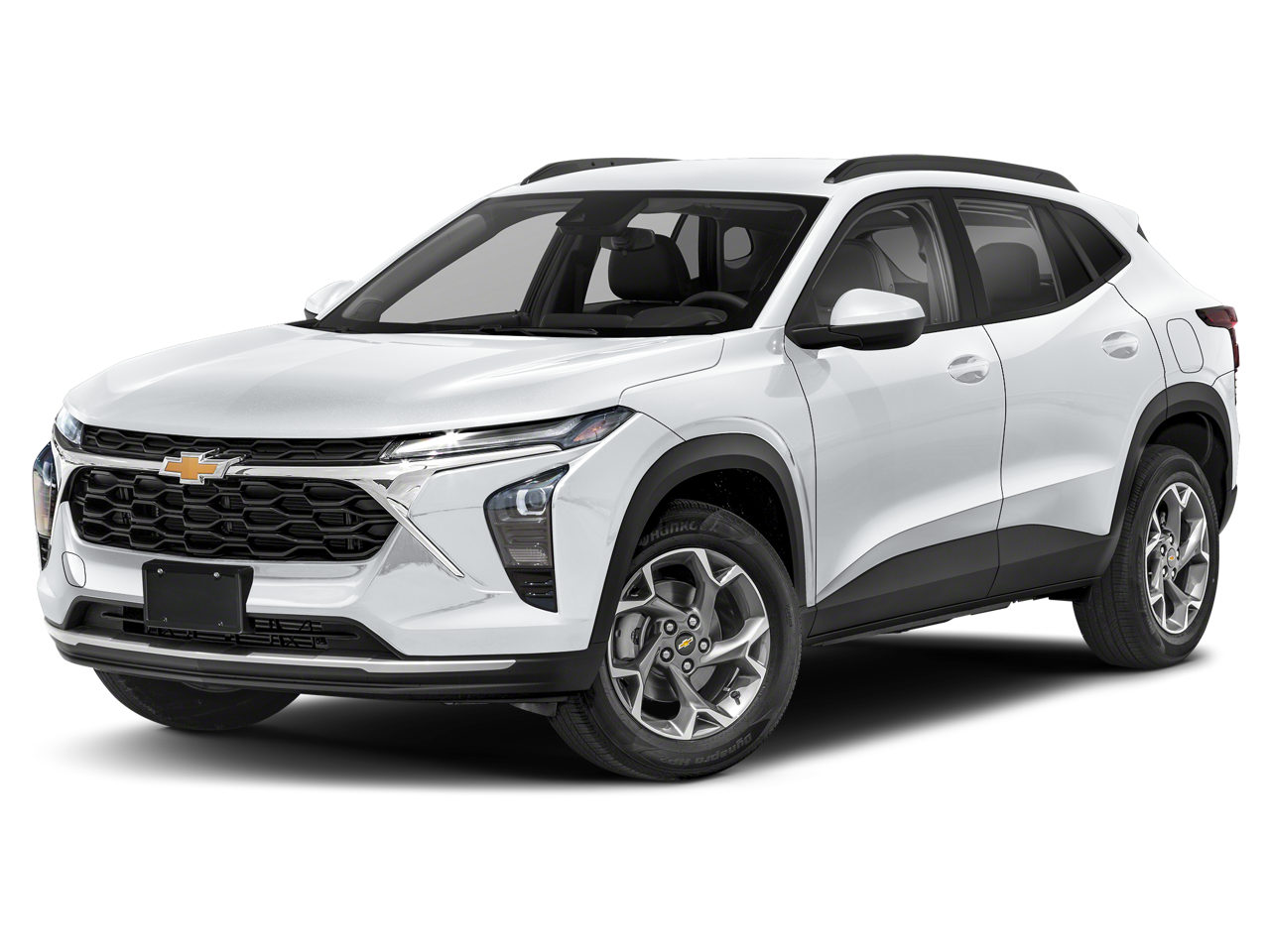 2026 Chevrolet Trax LS in Summit White — front three-quarter view