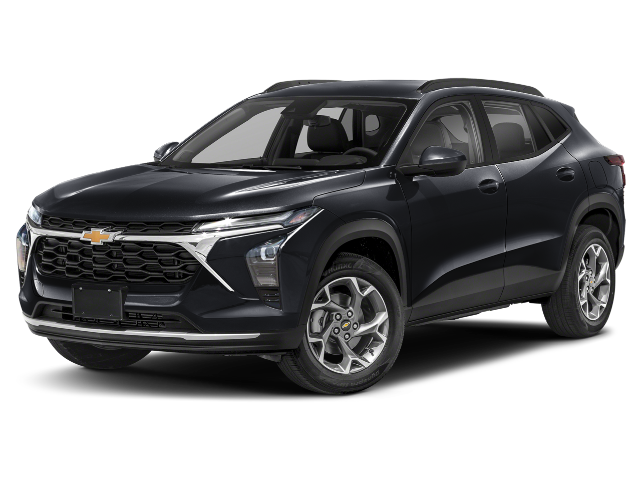2026 Chevrolet Trax ACTIV in Mosaic Black Metallic — front three-quarter view