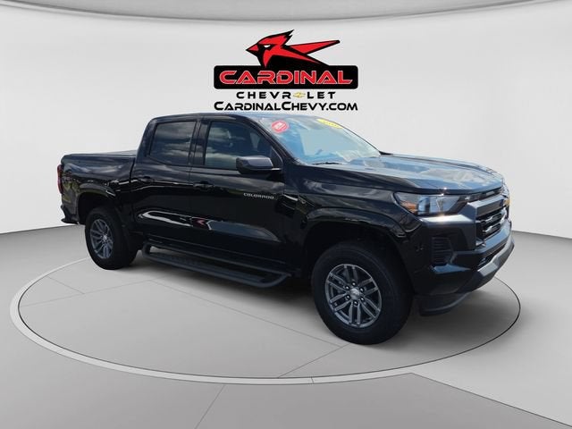 2026 Chevrolet Colorado LT in Black — front three-quarter view
