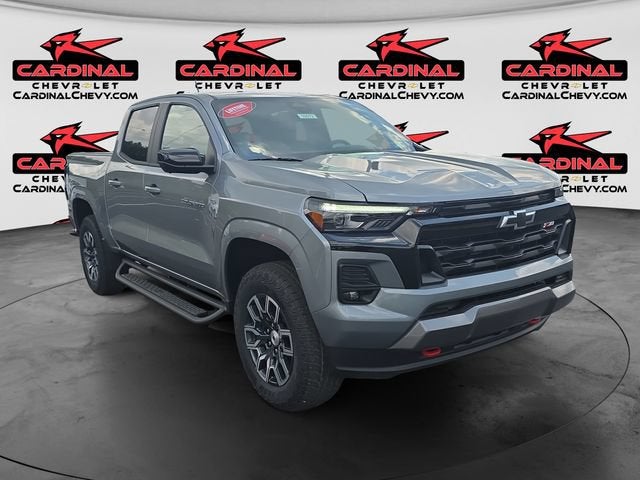 2026 Chevrolet Colorado Z71 in Sterling Gray Metallic — front three-quarter view
