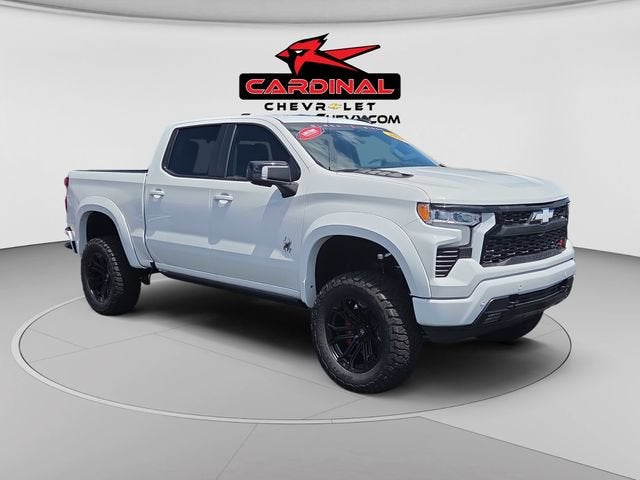 2026 Chevrolet Silverado 1500 RST in Summit White — front three-quarter view