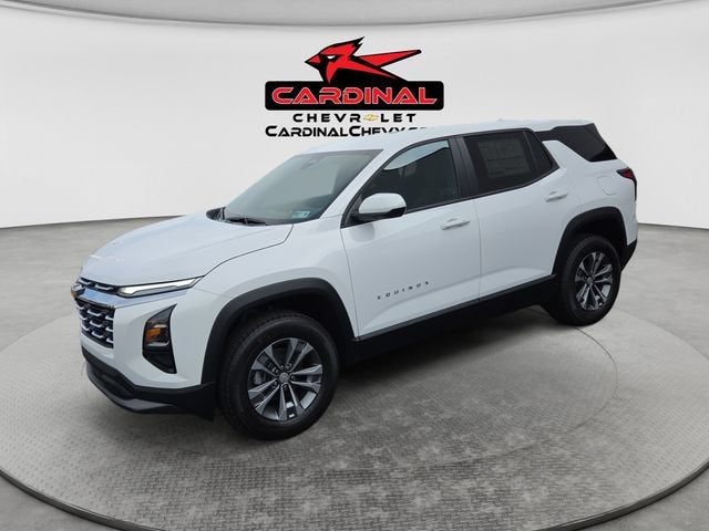 2026 Chevrolet Equinox LT in Summit White — front three-quarter view
