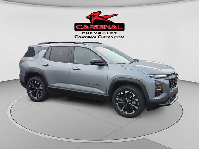 2026 Chevrolet Equinox RS in Sterling Gray Metallic — front three-quarter view
