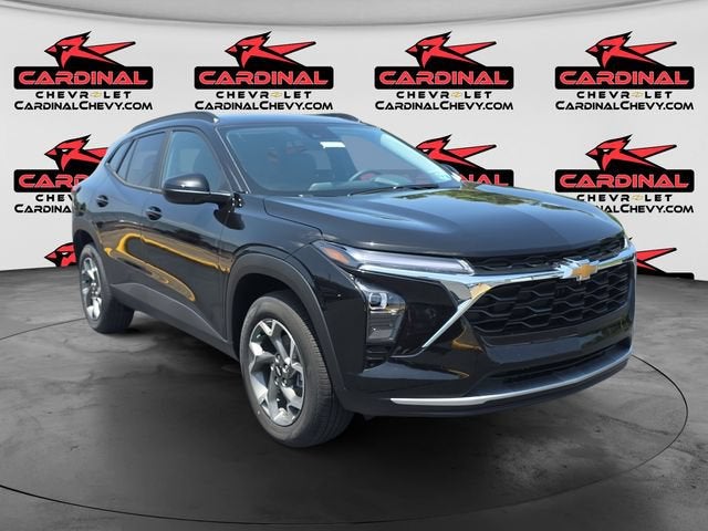 2026 Chevrolet Trax LT in Mosaic Black Metallic — front three-quarter view