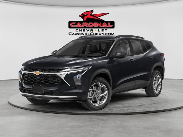 2026 Chevrolet Trax LT in Mosaic Black Metallic — front three-quarter view