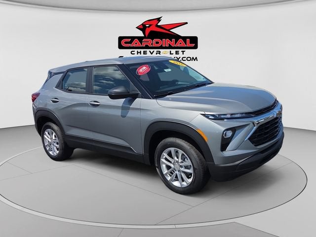 2026 Chevrolet Trailblazer LS in Sterling Gray Metallic — front three-quarter view