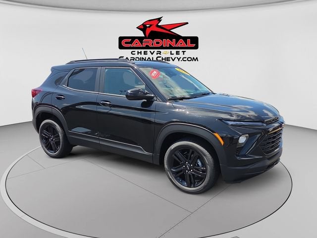 2026 Chevrolet Trailblazer LT in Mosaic Black Metallic — front three-quarter view