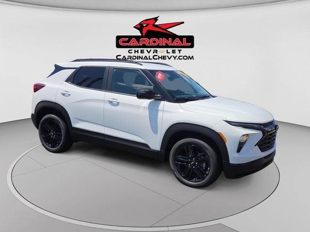 2026 Chevrolet Trailblazer LT in Summit White — front three-quarter view