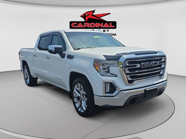 2020 GMC Sierra 1500 SLT in Summit White — front three-quarter view