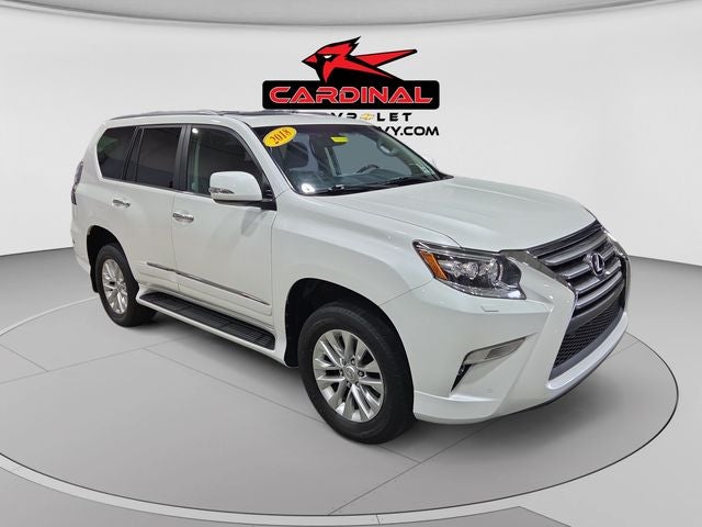 2018 Lexus GX 460 in Starfire Pearl — front three-quarter view